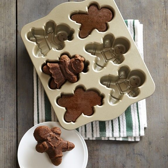 nordic ware gingerbread kids cakelet pan christmas party nordic ware cookie sheet