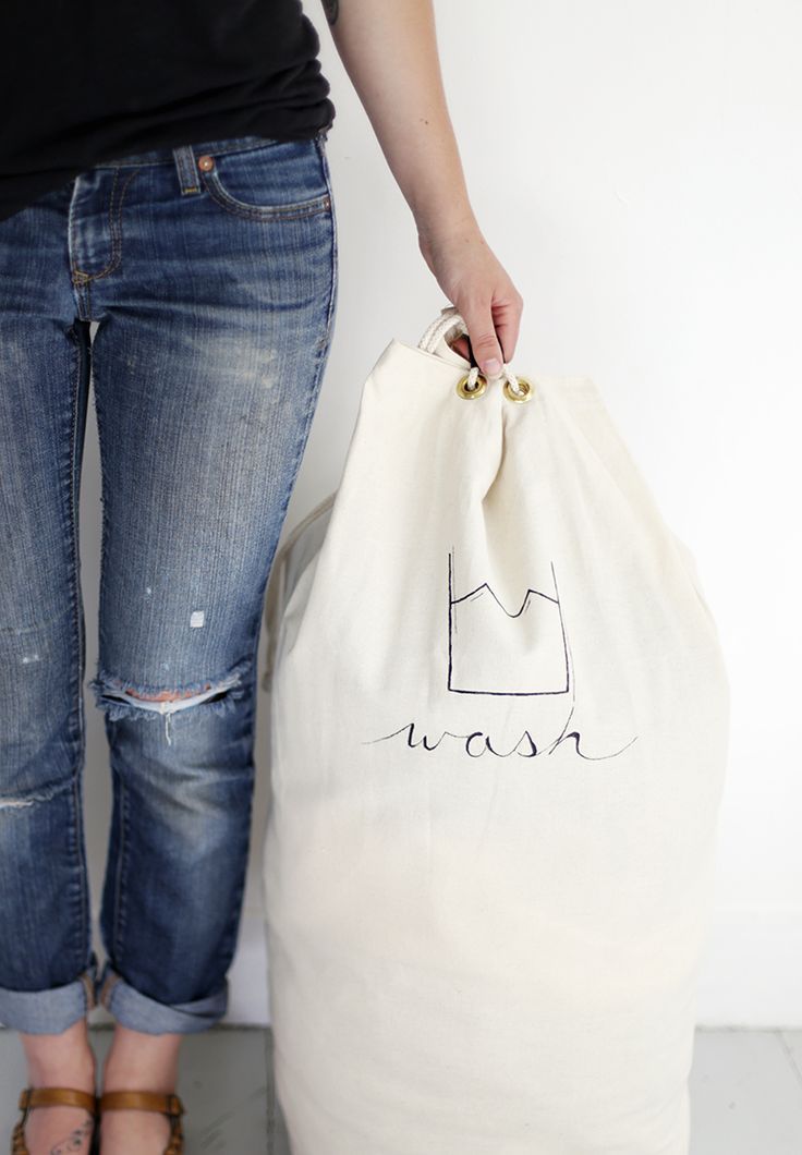 diy laundry bag diy