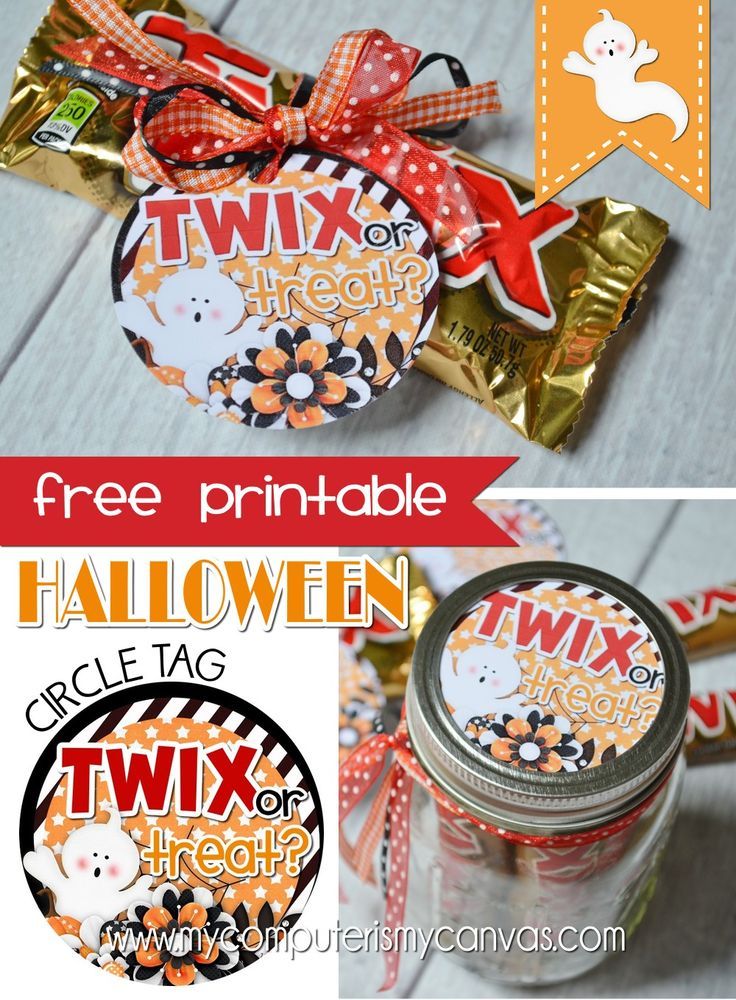 FREE PRINTABLE HALLOWEEN TAG, TWIX OR TREAT! HALLOWEEN