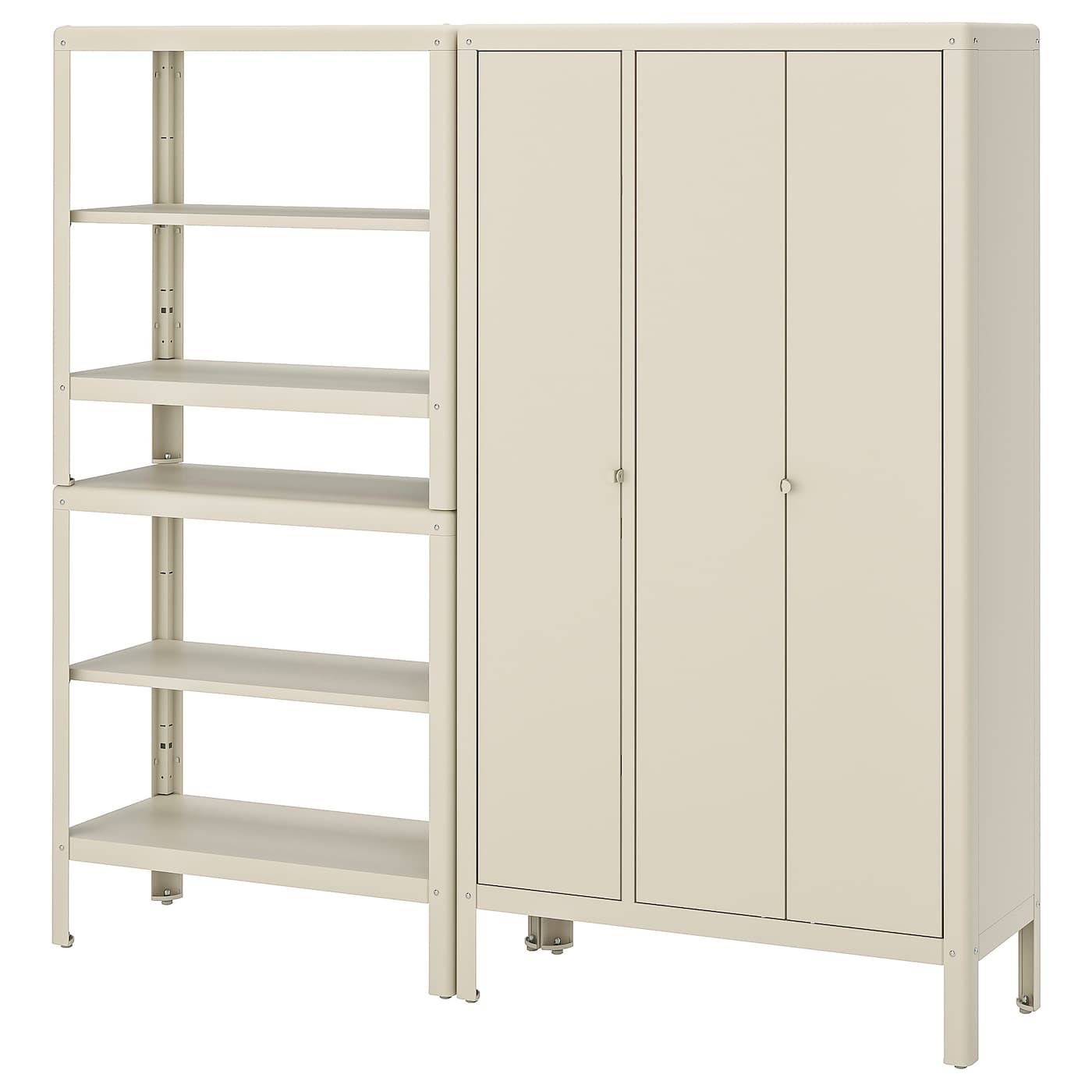 Kolbjorn Regal Mit Schrank Beige Regal Wohnzimmer Regal Und