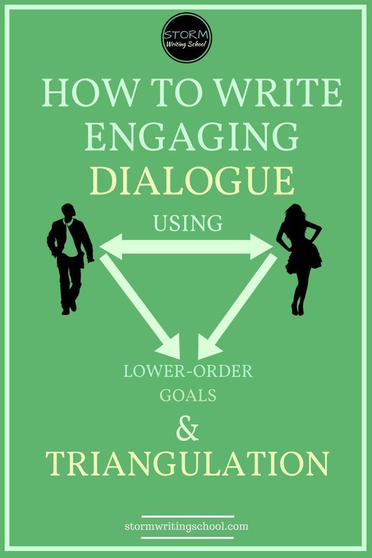 To avoid flat dialogue scenes, learn to triangulate the