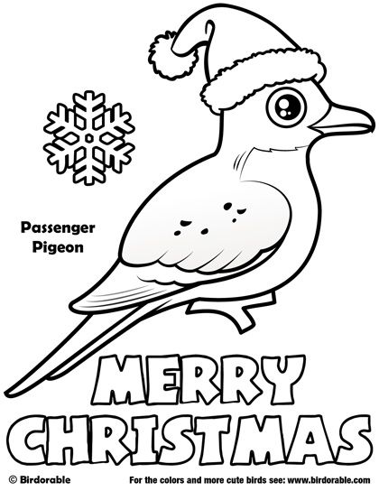 Free Coloring Pages with Cute Cartoon Birds by Birdorable Coloring