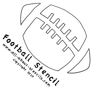 free football stencils you can print football stencil from all free football stencil printable