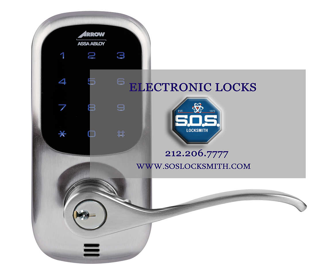 Electronic Locks: Electronic locks are locking mechanisms that use an