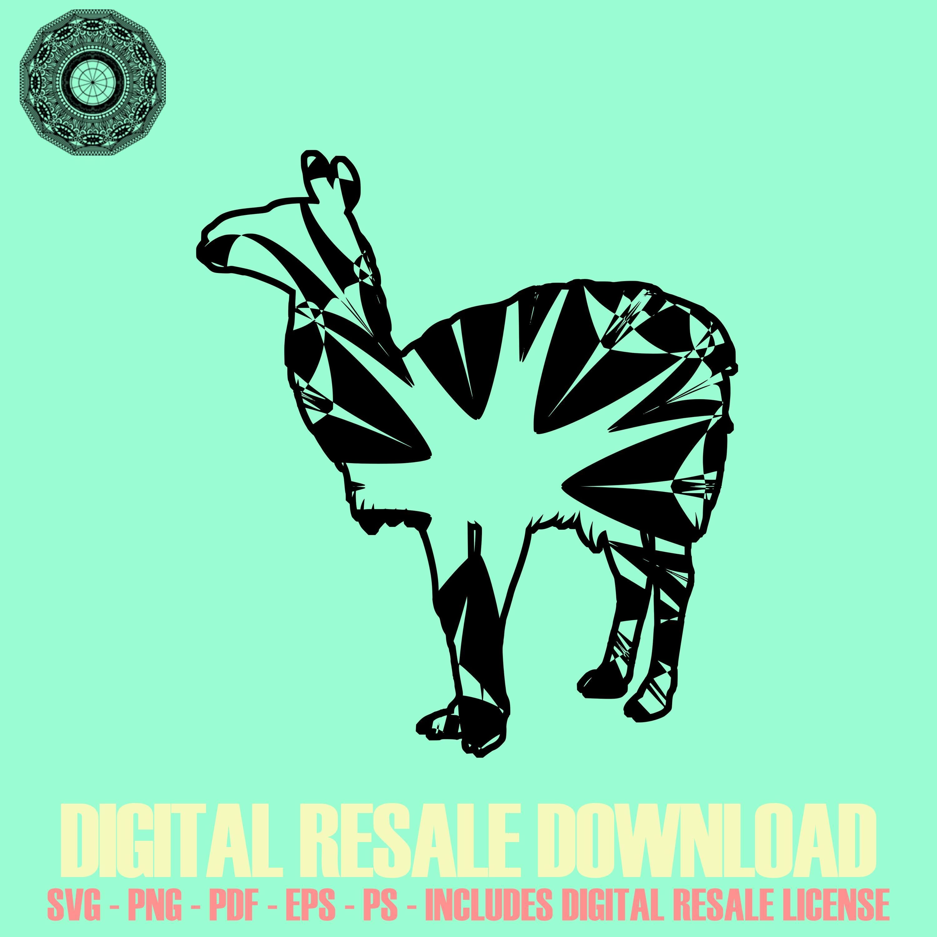 Download Llama Mandala Winter Edition SVG Digital Image Sell ...