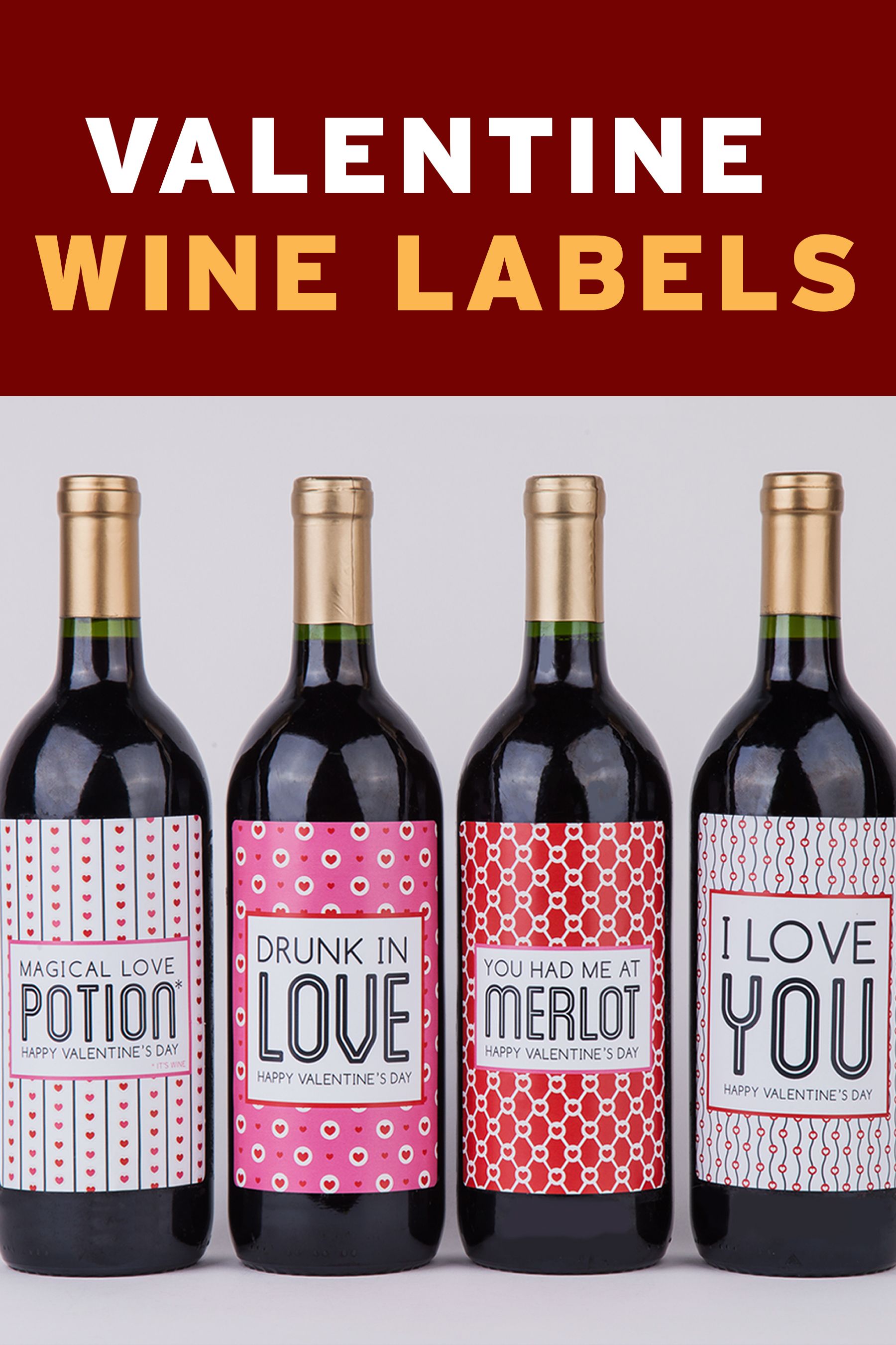 FREE Valentines Wine Labels Just Pay for shipping and handling and use FREE Valentines Wine Labels Just Pay for shipping and handling and use
