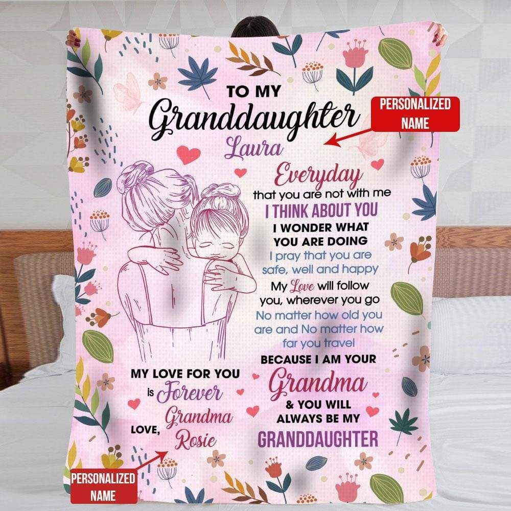 Blanket to My Granddaughter I Am So Proud of You Blanket Birthday Gift for Granddaughter Gift from Grandma to Granddaughter Home Decor Bedding Couch Sofa Soft and Comfy Cozy Blanket to My Granddaughter I Am So Proud of You Blanket Birthday Gift for Granddaughter Gift from Grandma to Granddaughter Home Decor Bedding Couch Sofa Soft and Comfy Cozy