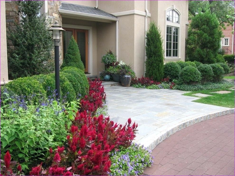 39 Stunning Landscaping Front Entrance Design Ideas 2018 Front entry