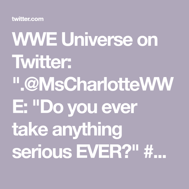 WWE Universe on Twitter: