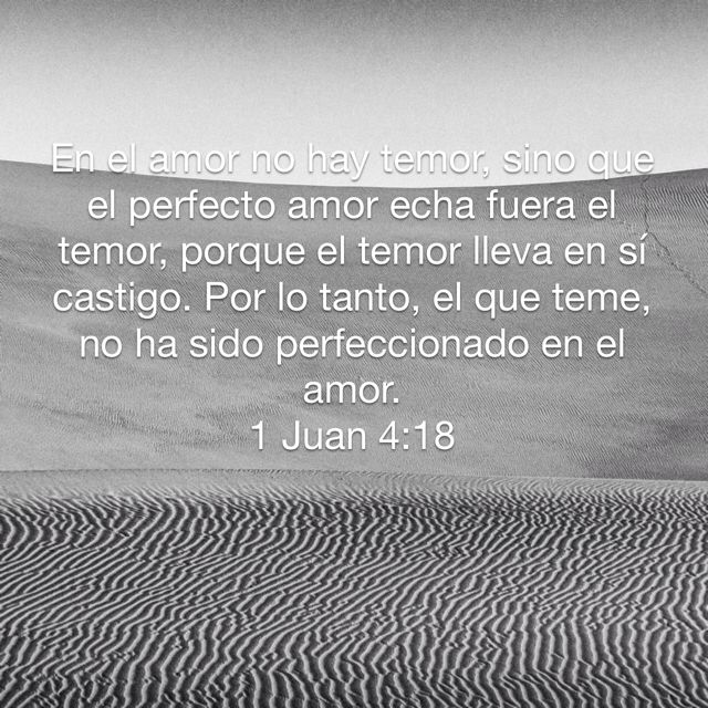 1 Juan 4 18 Reina Valera Contemporánea Rvc Castigo Temor Palabra De Dios