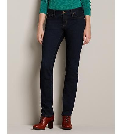 eddie bauer truly straight jeans