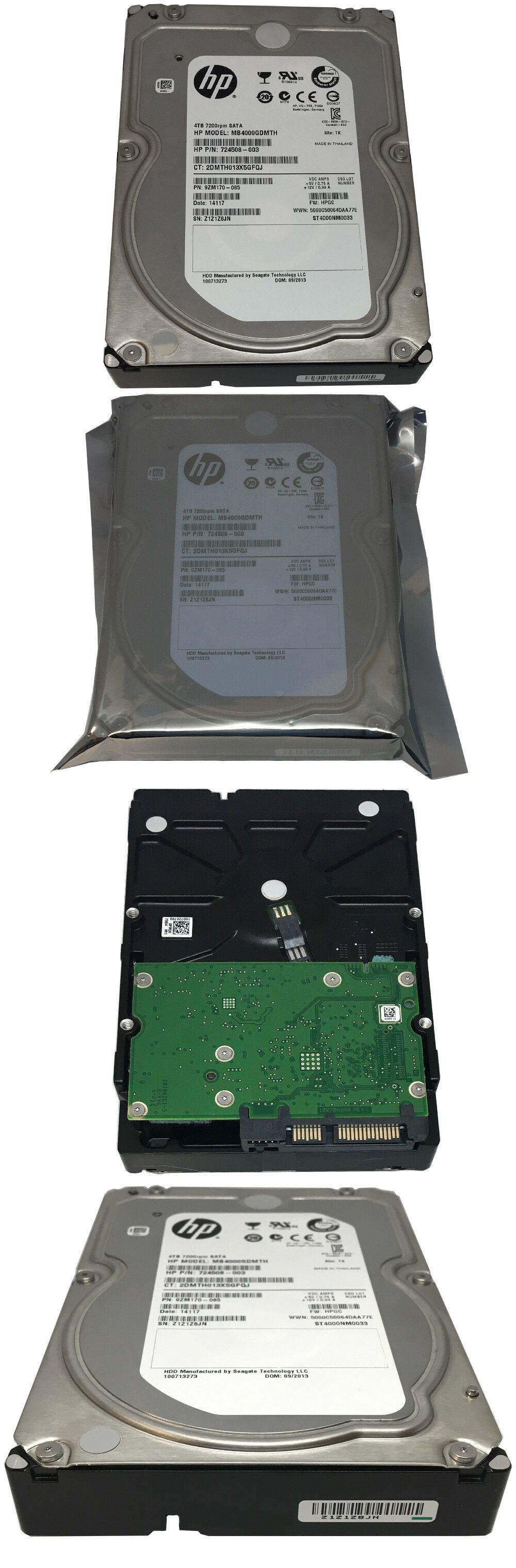HP/Seagate ES.3 ST4000NM0033 4TB 128MB 7200RPM 3.5" SATA 6.0GB/s Enterprise HDD HP/Seagate ES.3 ST4000NM0033 4TB 128MB 7200RPM 3.5" SATA 6.0GB/s Enterprise HDD