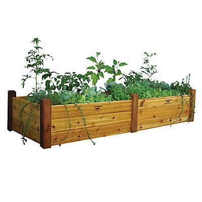 Gronomics Raised Garden Bed 34x95x19 Safe Finish The Home Depot Canada Beds Cedar Gronomics Raised Garden Bed 34x95x19, Raised Garden Beds Home Depot Canada