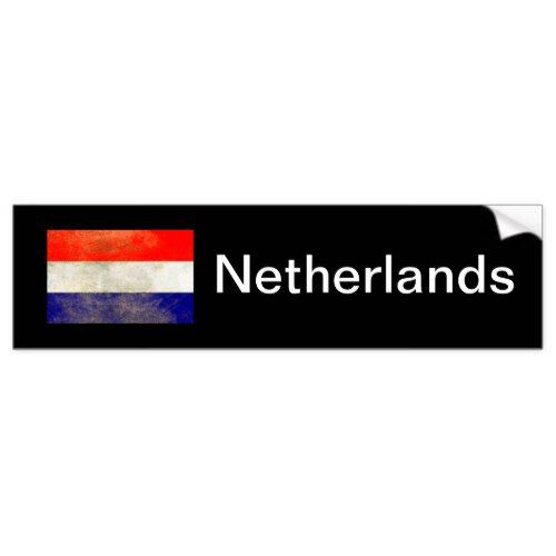 Holland DUTCH Bumper Sticker NETHERLANDS Coat of Arms