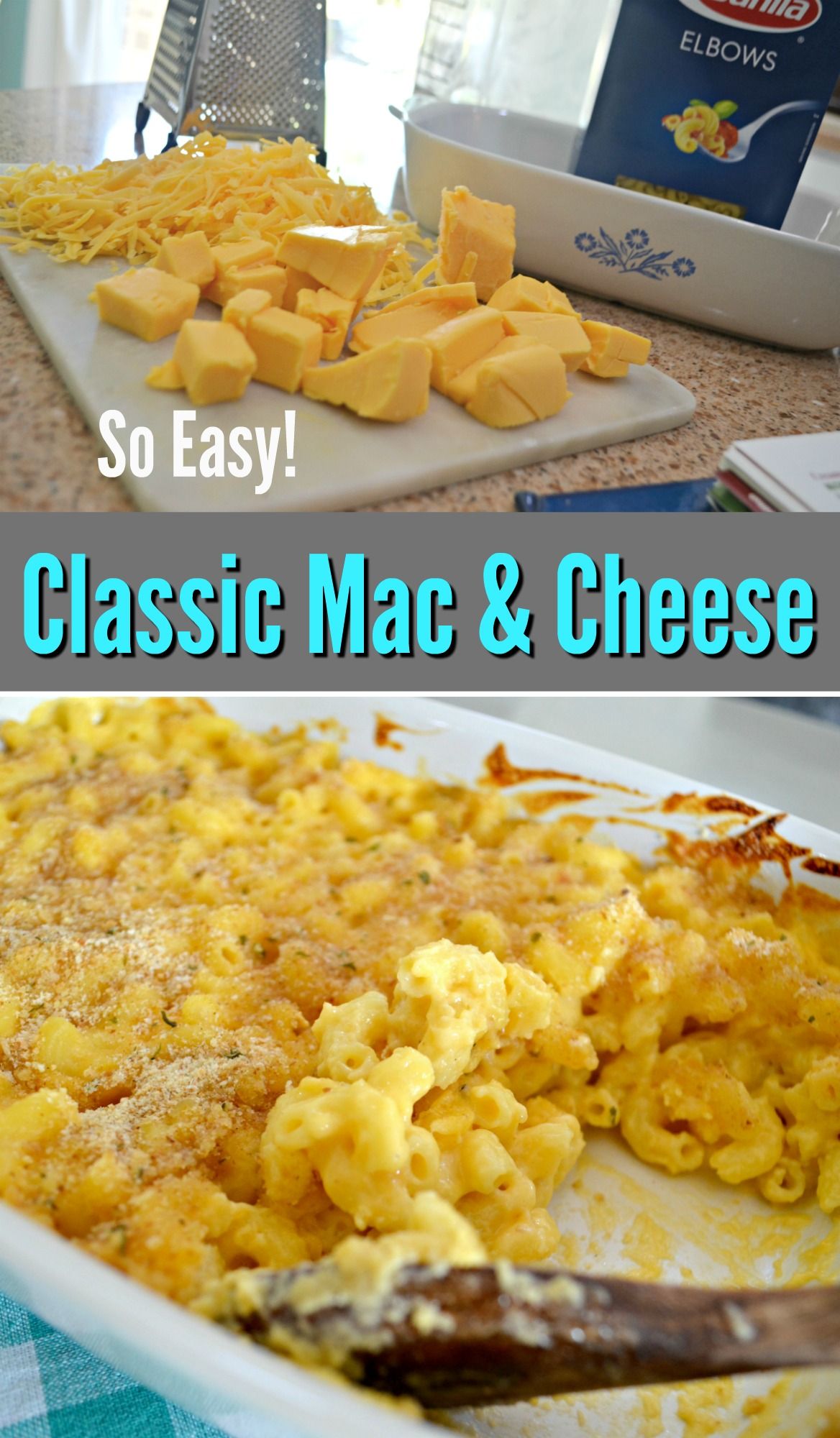 Classic Mac and Cheese Just Like Mom Made - Hip2Sa Classic Mac and Cheese Just Like Mom Made - Hip2Sa