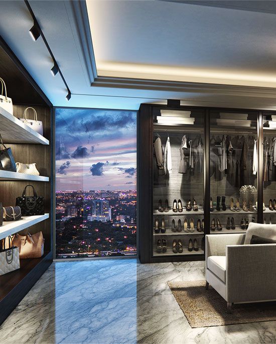 Modern, glamorous or fancy? The best luxury walk-in closet design