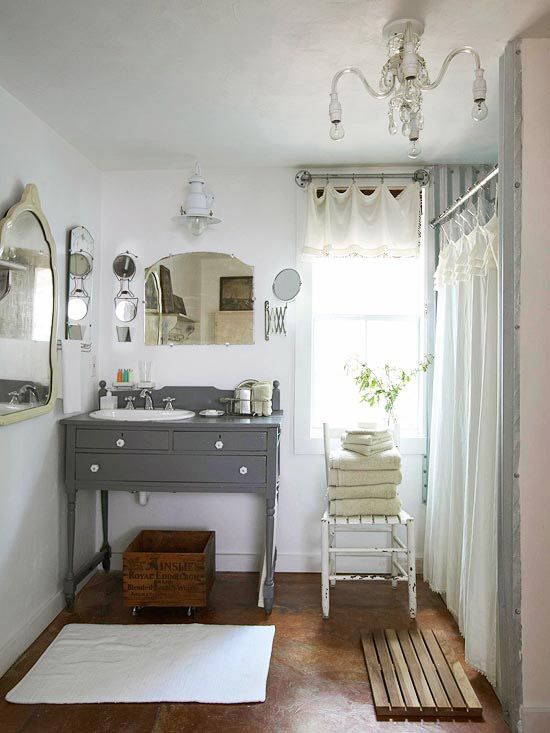 24 low cost bathroom updates that won t drain your savings vintage bathrooms shabby chic bathroom modern vintage bathroom