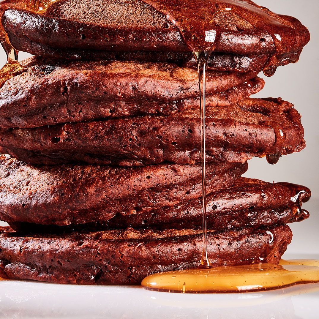 Double Chocolate Pancakes