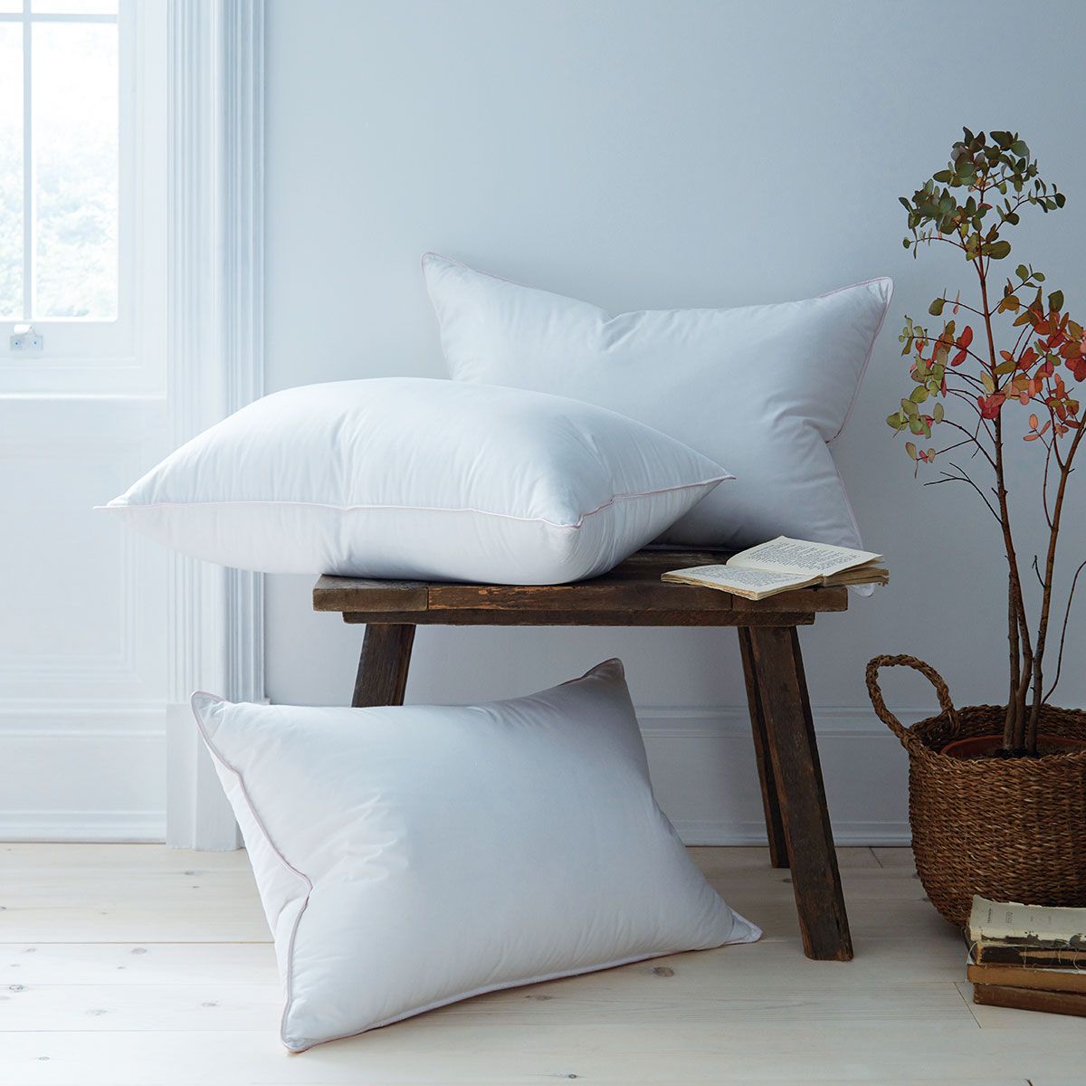 Plush Goose Down Pillows Compliment The Lofty Supreme Goose Duvet