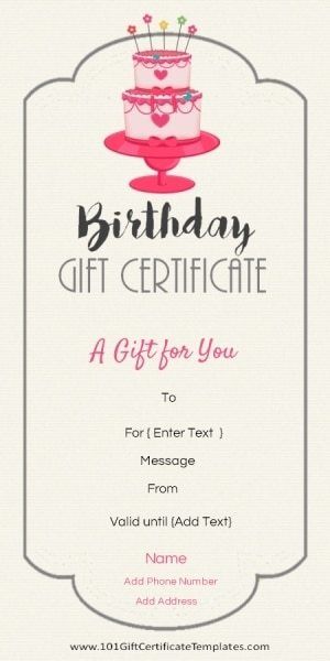 Birthday Gift Certificate Templates APPLE TAY Pinterest Gift - birthday gift certificate Birthday Gift Certificate Templates APPLE TAY Pinterest Gift - birthday gift certificate