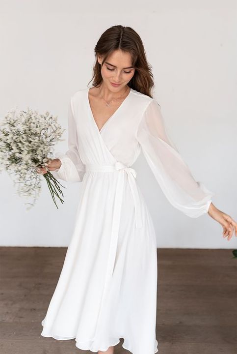 Boho A Line Beach Wedding Dresses V Neck Chiffon B Boho A Line Beach Wedding Dresses V Neck Chiffon B