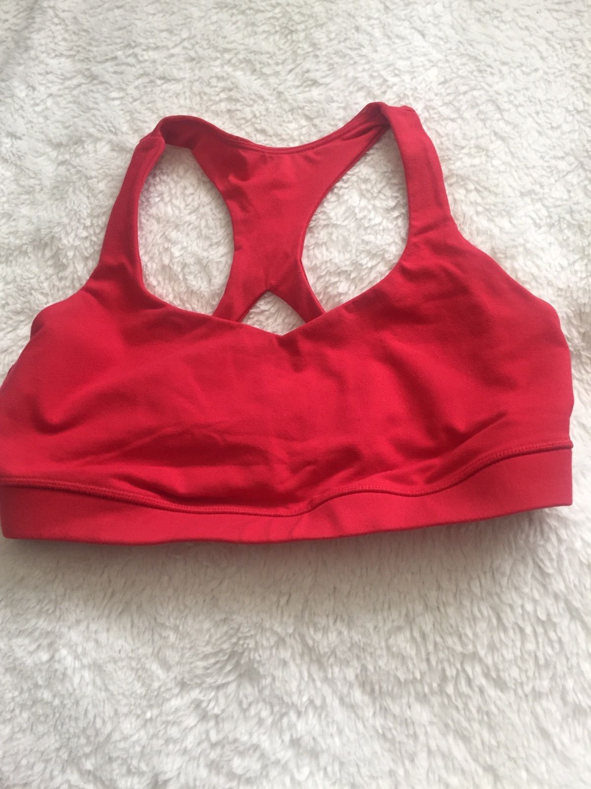 LULULEMON Flow Y Sports Bra Size 4 Blue Sports bra