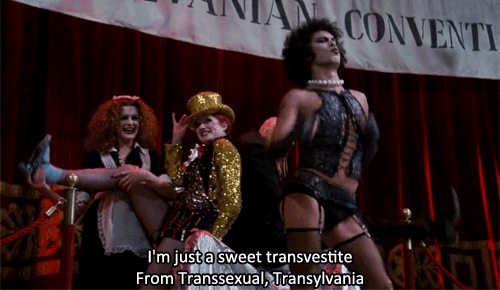 Sweet transvestite from transexual rocky horror