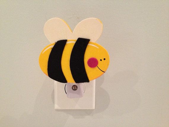 Bumble Bee Night Light Bee Nursery Decor Bee Room By Swagmags 10 00 Bee Nursery Bee Room Bee Nursery Decor