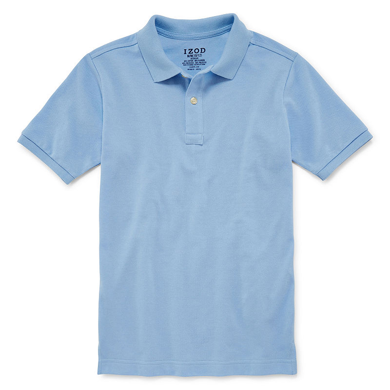 French Toast Boys Long Sleeve Pique Polo Shirt Standard /& Husky