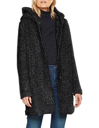 Noos Wool Noir Manteau Femme Onlsedona OTW NOS Boucle Coat ONLY CwgxYfpq
