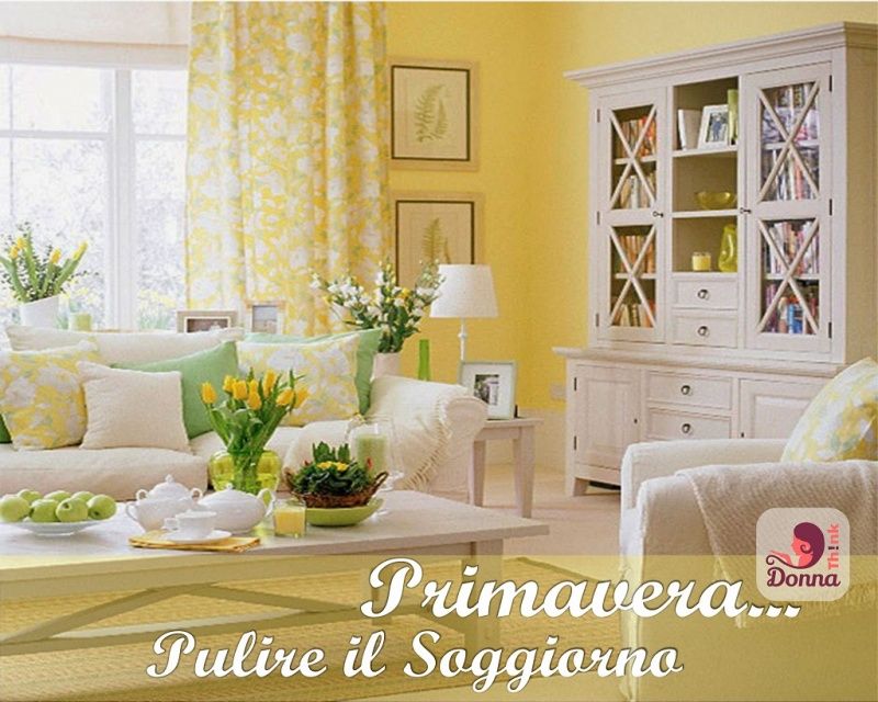 Pulizie di primavera, pulire a fondo il soggiorno Pulire a fondo la casa