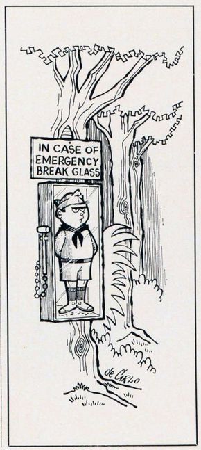 20 funny Scouting cartoons from 1960 to 1963