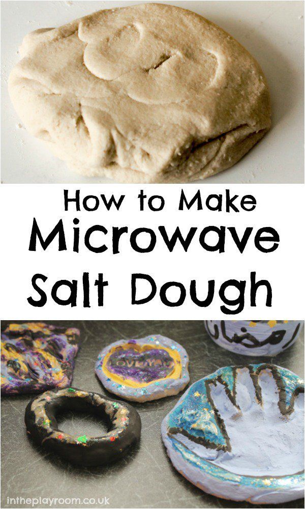 How To Make Salt Dough in the Microwave Quick & Easy Method Salt