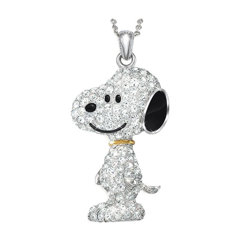 Vintage enamel SNOOPY charm SNOOPY is sleeping on a HEART WITH LOVE