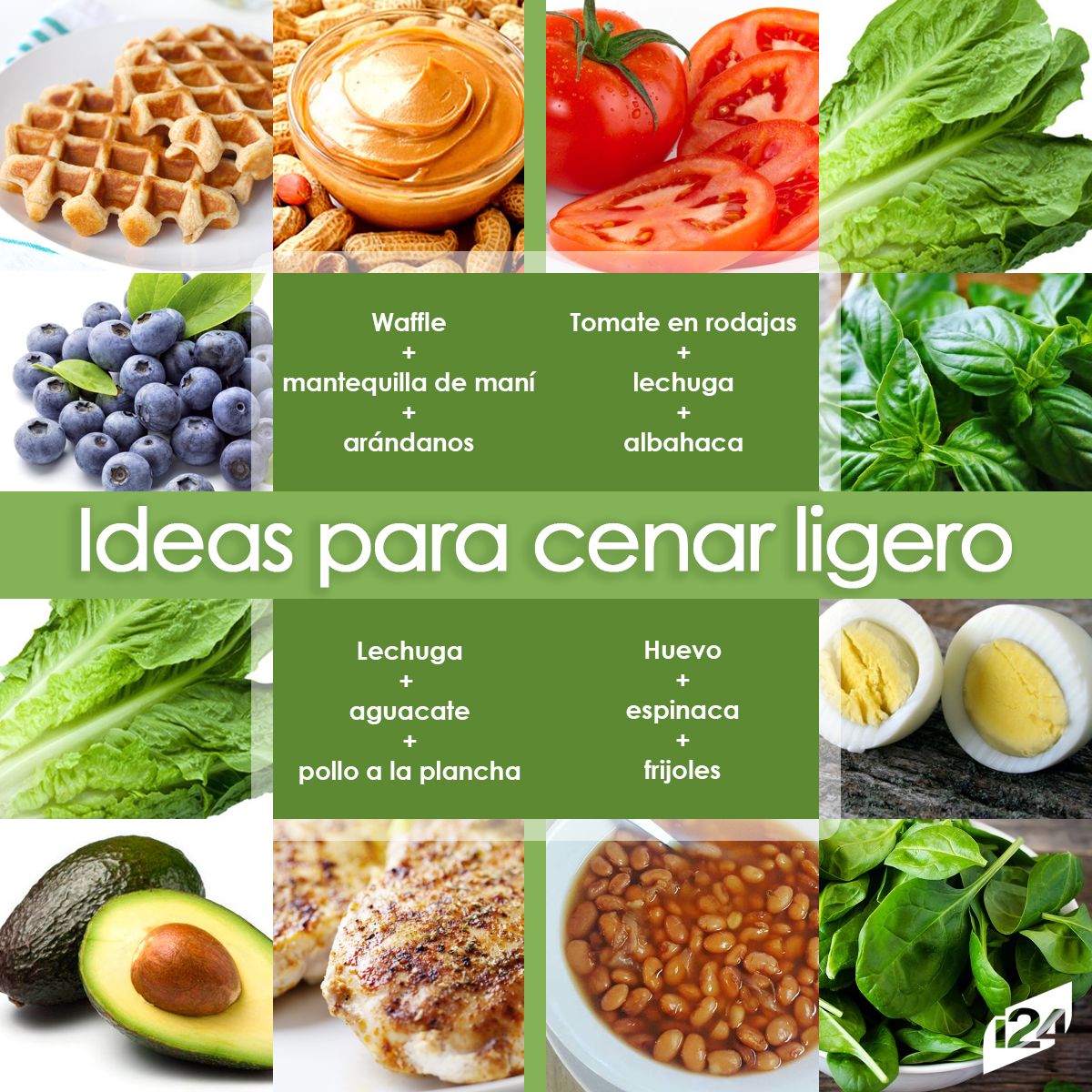 Cena dieta para bajar de peso