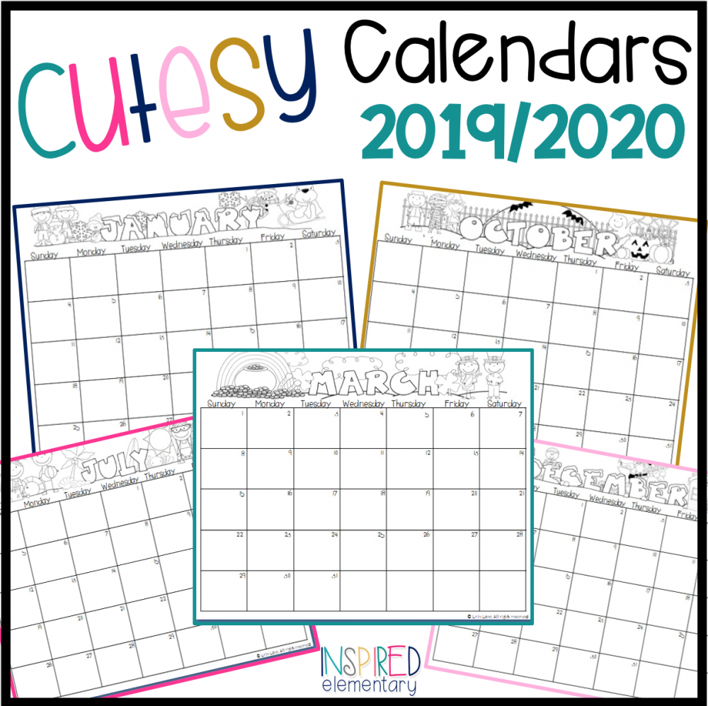 Free Cutesy Calendars for 2020! Use for a parent holiday calendar gift or in the classroom to help teacher planning. Handprint Calendar, Preschool Calendar, Calendar Craft, Unique Calendar, Calendar Gifts, Kids Calendar, Calendar Pages, Holiday Calendar, December Calendar