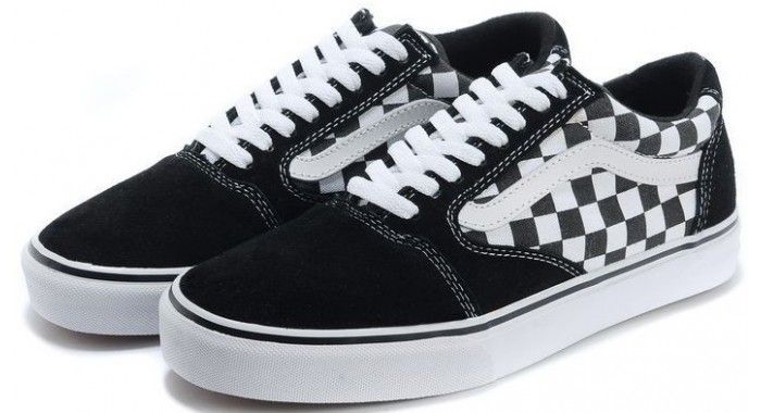 checked vans black and white checked vans black and white