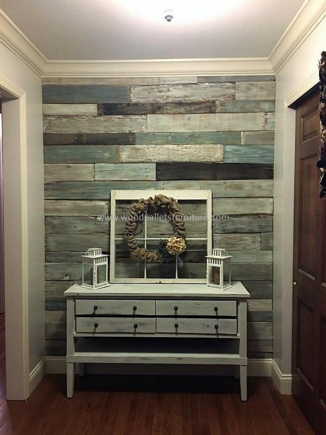 Today I D Like To Pay Your Attention To Wood Accent Walls Which Are Rather Easy To Install Yourself And W Diy Reclaimed Wood Wall Reclaimed Wood Wall Wood Wall