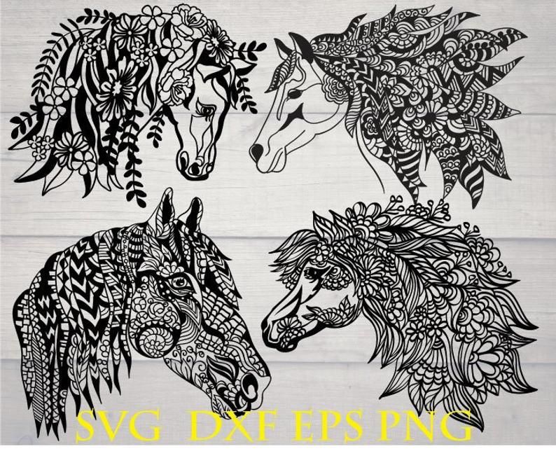 Download Horse mandala svg / horse bundle svg in 2020 | Mandala svg