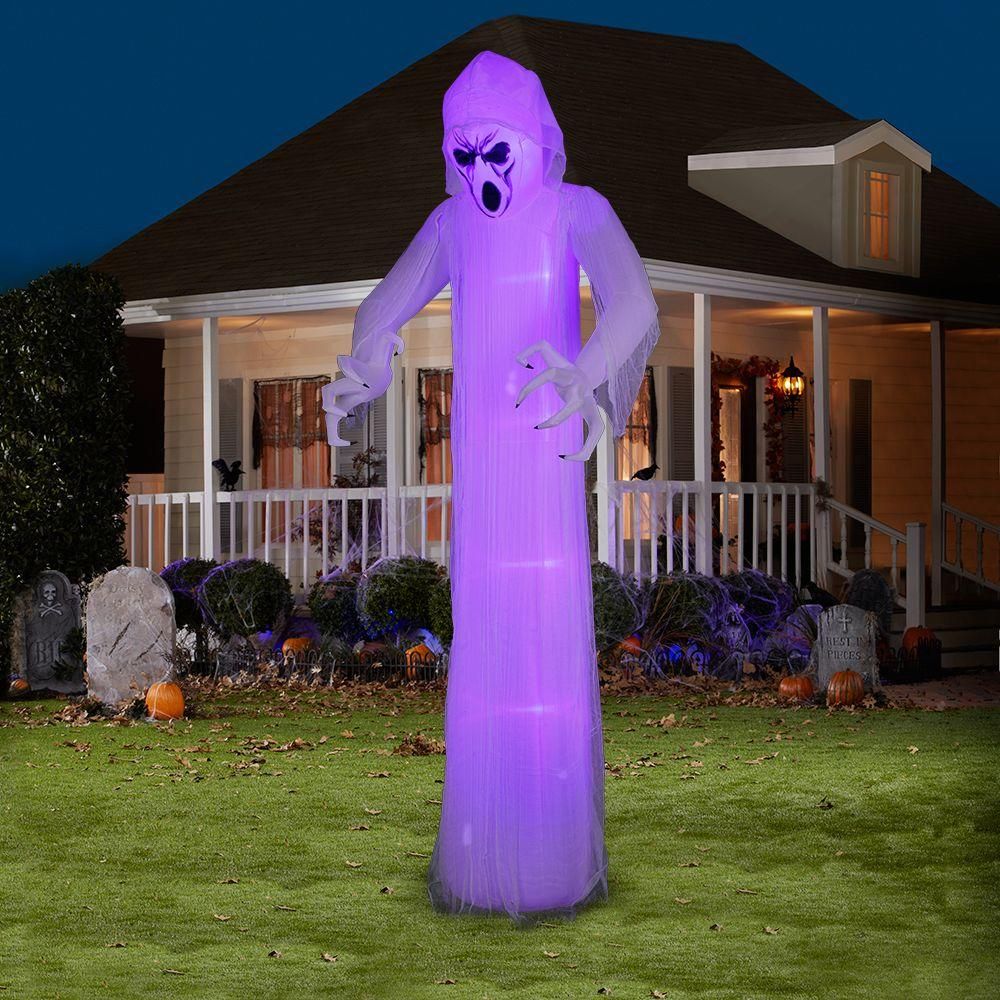 9 Ft Gargantuan Spider Home Depot Halloween Halloween Outdoor Decorations Outdoor Halloween