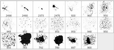 paint splatter brush photoshop