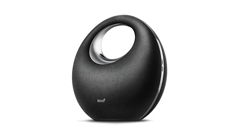 the circular speaker has