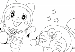 Download Pinta thumb 25 | Doraemon, Coloring pages, Hello kitty