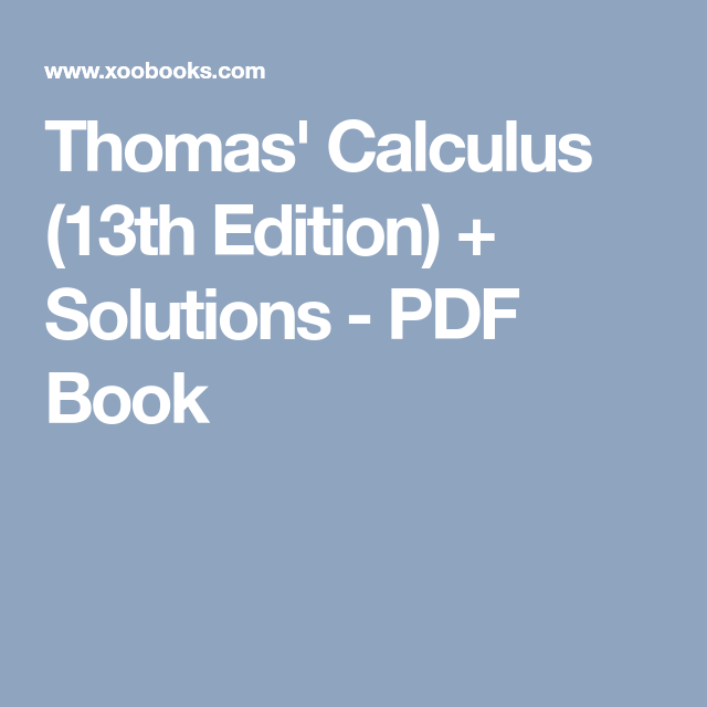 thomas calculus 11th edition book pdf thomas calculus 11th edition book pdf