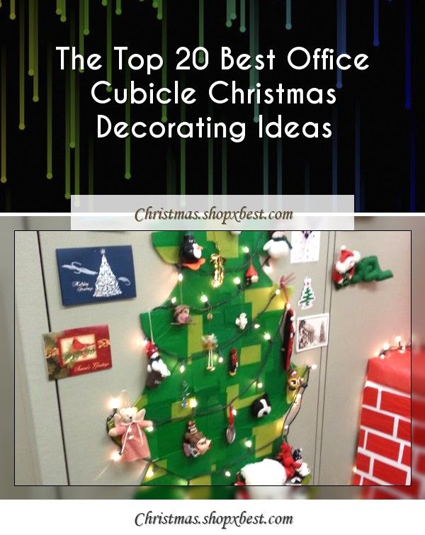 The Top 20 Best Office Cubicle Christmas Decorating Ideas