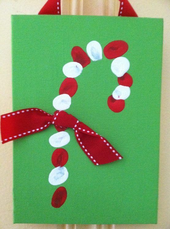 Christmas Craft Ideas For Kids Pinterest Part - 37: Candy Cane Christmas Crafts For Kids, Christmas Craft Ideas For Kids! Creative Fingerprint Craft Ideas For Christ