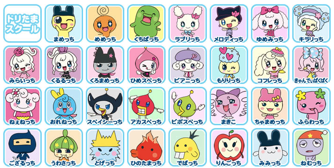Tamagotchi characters | Happy monster, Crazy things to do with friends
