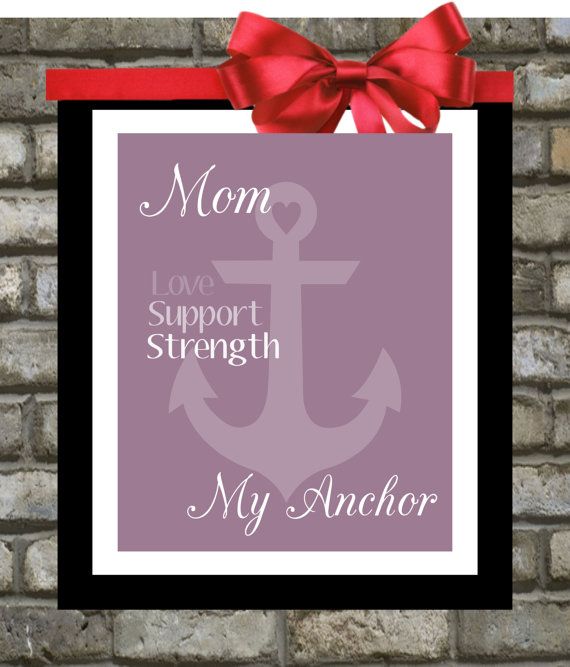 Baptism Gift Personalized Christening Repost Personalized Mothers Day Gift Custom Anchor Art Print Gifts Under 20 For Mom Choose Colors From Daughter To Mum Mommy