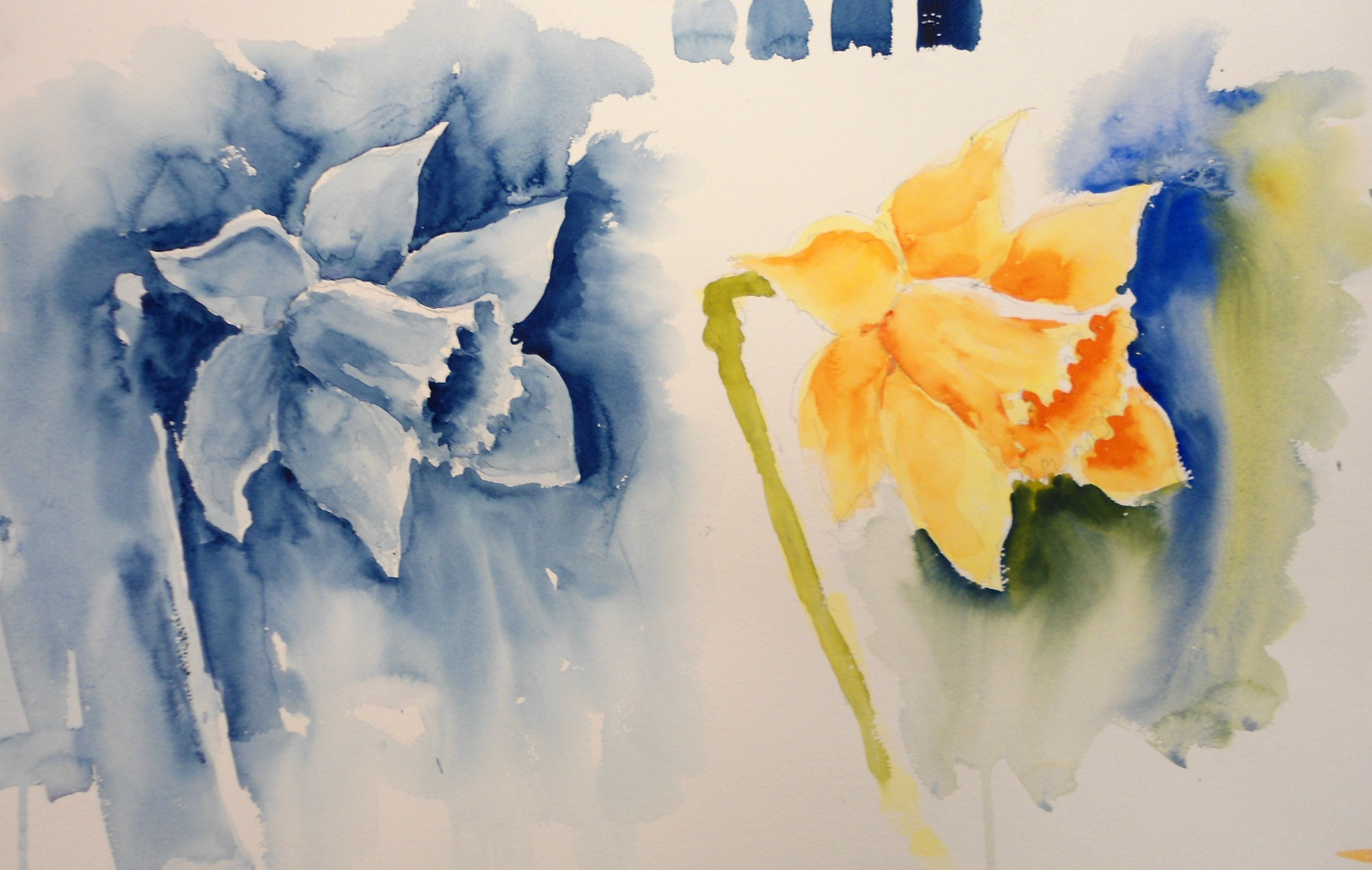 La Belle Peinture De Fleur Blanche Pourrait Etre Faite A L