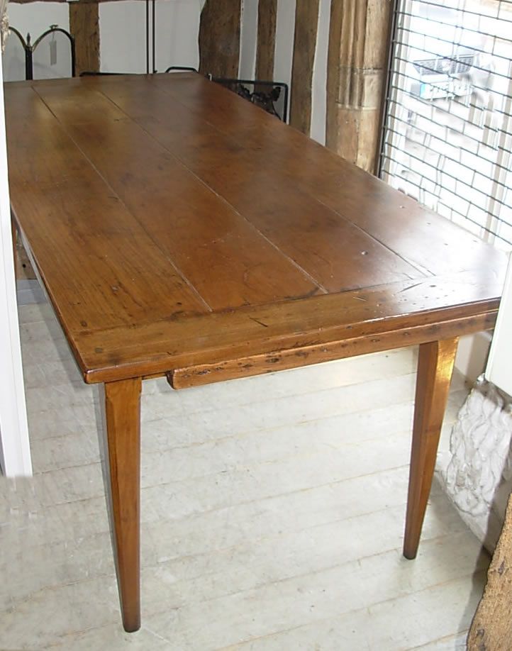 Antique French Fruitwood Dining Table Furniture Seating
